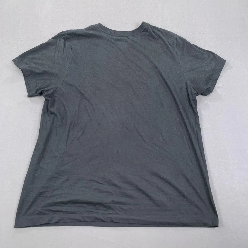 Nike Shirt Mens Large‎ Black AF-1 Swoosh Logo Blue Pink Graphic Tee Athletic